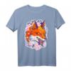 HapKitten T-Shirt mit Kitsune-Design – Japanische Folklore, klassisch geschnitten, langlebiges Geschenk zum HapKitten