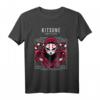 Kitsune Maske Japan Anime T-Shirt – Futuristisches Kumiho Neunschwänziger Fuchs Design für Otaku, Manga und Anime Fans, Kawaii Monster & Japanische Geisterkunst