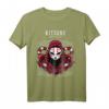 Kitsune Maske Japan Anime T-Shirt – Futuristisches Kumiho Neunschwänziger Fuchs Design für Otaku, Manga und Anime Fans, Kawaii Monster & Japanische Geisterkunst
