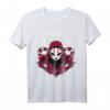 Kitsune Maske Japan Anime T-Shirt – Futuristisches Kumiho Neunschwänziger Fuchs Design für Otaku, Manga und Anime Fans, Kawaii Monster & Japanische Geisterkunst