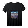 Damen Prag Tschechien Sehenswürdigkeiten Galerie Souvenir T-Shirt mit V-Ausschnitt – Perfektes Geschenk für Reisefreunde und Prag-Liebhaber