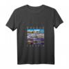 Damen Prag Tschechien Sehenswürdigkeiten Galerie Souvenir T-Shirt mit V-Ausschnitt – Perfektes Geschenk für Reisefreunde und Prag-Liebhaber