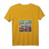 Damen Prag Tschechien Sehenswürdigkeiten Galerie Souvenir T-Shirt mit V-Ausschnitt – Perfektes Geschenk für Reisefreunde und Prag-Liebhaber