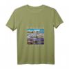Damen Prag Tschechien Sehenswürdigkeiten Galerie Souvenir T-Shirt mit V-Ausschnitt – Perfektes Geschenk für Reisefreunde und Prag-Liebhaber