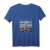 Damen Prag Tschechien Sehenswürdigkeiten Galerie Souvenir T-Shirt mit V-Ausschnitt – Perfektes Geschenk für Reisefreunde und Prag-Liebhaber