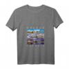 Damen Prag Tschechien Sehenswürdigkeiten Galerie Souvenir T-Shirt mit V-Ausschnitt – Perfektes Geschenk für Reisefreunde und Prag-Liebhaber