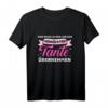Verrückte Tante lustiger Spruch T-Shirt – Originelles Geschenk für Weihnachten & Geburtstag von Nichte oder Neffe