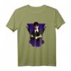 Mittwochsserie Wednesday Schwarze Dahlien und Monde T-Shirt - Offizielles Addams Family Merchandise für Fans
