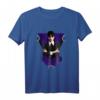 Mittwochsserie Wednesday Schwarze Dahlien und Monde T-Shirt - Offizielles Addams Family Merchandise für Fans