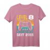 Kinder Level 8 Jahre Geburtstagsshirt für Jungen Gamer - Legendär seit 2015, perfekt für die nächste LAN-Party & Geburtstagsfeier