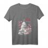 Damen US-Kapitol Gebäude Washington DC Kirschblüten T-Shirt mit V-Ausschnitt – Perfektes Souvenir für Reisende, Touristen & Einheimische
