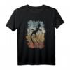 Retro Leopard Gecko Silhouette Salamander Eidechse T-Shirt – Lässiges Sommerdesign für Reptilien- und Eidechsen-Fans