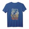 Retro Leopard Gecko Silhouette Salamander Eidechse T-Shirt – Lässiges Sommerdesign für Reptilien- und Eidechsen-Fans