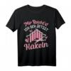 Häkeln Stricken Spruch Wolle Nadel Damen T-Shirt – Lustiges Geschenk für Oma, Mama, Weihnachten, Geburtstag oder Muttertag