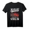 Geige Therapie Violine Geiger Geigenlehrer T-Shirt - Motiv für Musiker und Orchestermitglieder