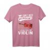 Geige Therapie Violine Geiger Geigenlehrer T-Shirt - Motiv für Musiker und Orchestermitglieder