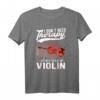 Geige Therapie Violine Geiger Geigenlehrer T-Shirt - Motiv für Musiker und Orchestermitglieder