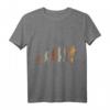 Geschenk für Violinisten Evolution Violine T-Shirt – Perfekt für Musiker, Musikliebhaber & als Weihnachts- oder Geburtstagsgeschenk