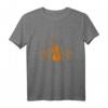 Herzlinie Geige EKG Frequenz Herzschlag Violine T-Shirt – Perfektes Geschenk für Musiker, Violinisten & Musikliebhaber zu Weihnachten & Geburtstag