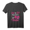 Damen Violine T-Shirt mit V-Ausschnitt – Lustiges Geigen-Design für Mädchen, Frauen, Geigenspieler & Geigenliebhaber