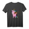Einhorn Spielt Geige Frauen T-Shirt - Perfektes Geschenk für Musikliebhaber, Geiger, Orchester & Einhorn Fans