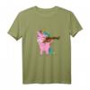 Einhorn Spielt Geige Frauen T-Shirt - Perfektes Geschenk für Musikliebhaber, Geiger, Orchester & Einhorn Fans