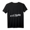 Geschenk für Klavierspieler Evolution Klavier T-Shirt - Perfektes Geschenk für Musiker, Pianisten & Musikliebhaber zu Weihnachten & Geburtstag