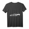 Geschenk für Klavierspieler Evolution Klavier T-Shirt - Perfektes Geschenk für Musiker, Pianisten & Musikliebhaber zu Weihnachten & Geburtstag