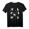 Notenschlüssel Musiknoten Süße Hunde Welpen Musiker T-Shirt – Lustiges Geschenk für Musiker, Musikstudenten, Musiklehrer und Hundeliebhaber