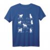 Notenschlüssel Musiknoten Süße Hunde Welpen Musiker T-Shirt – Lustiges Geschenk für Musiker, Musikstudenten, Musiklehrer und Hundeliebhaber