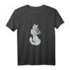 Katze mit Geige T-Shirt – Geschenk für Katzenliebhaber, Violinisten und Musikfans