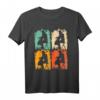 Pop Art Cellist T-Shirt - Geschenk für Musiker, Musikliebhaber & Cellisten, Retro Design für Weihnachten & Geburtstag