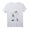 Niedliches Damen Katzen Kätzchen Musiknote Notenschlüssel Musiker T-Shirt mit V-Ausschnitt – Lustiges Design für Musiker, Tierliebhaber & Musikschulen