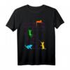 Niedliches Katzen Musiker Musiknote Kätzchen T-Shirt – Lustiges Geschenk für Musiker, Tierliebhaber & Musikfans zu Weihnachten & Geburtstag
