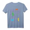 Niedliches Katzen Musiker Musiknote Kätzchen T-Shirt – Lustiges Geschenk für Musiker, Tierliebhaber & Musikfans zu Weihnachten & Geburtstag