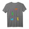 Niedliches Katzen Musiker Musiknote Kätzchen T-Shirt – Lustiges Geschenk für Musiker, Tierliebhaber & Musikfans zu Weihnachten & Geburtstag