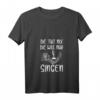 Damen Singen T-Shirt - Lustiges Geschenk für Musikerinnen & Chorfrauen mit V-Ausschnitt