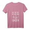 Damen Singen T-Shirt - Lustiges Geschenk für Musikerinnen & Chorfrauen mit V-Ausschnitt