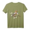 Zebrafink In Kirschblüte Japan Design Zebrafinken T-Shirt – Perfekt als Geschenk für Vogel- und Natureliebhaber zu Vatertag, Geburtstag & Weihnachten