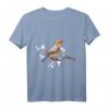 Zebrafink In Kirschblüte Japan Design Zebrafinken T-Shirt – Perfekt als Geschenk für Vogel- und Natureliebhaber zu Vatertag, Geburtstag & Weihnachten