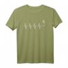 Singender Sänger Podcaster Chor Radio Mikrofon Herzschlag T-Shirt – Lustiges Geschenk für Musiker, Radio- und Podcast-Fans, Bühnenauftritte & Jubiläen