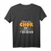 Damen Chorleiter T-Shirt mit Spruch - Lustiges Chorprobe Geschenk für Chorsänger, Dirigenten & Gesang Fans, V-Ausschnitt