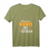 Damen Chorleiter T-Shirt mit Spruch - Lustiges Chorprobe Geschenk für Chorsänger, Dirigenten & Gesang Fans, V-Ausschnitt