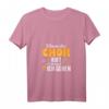 Damen Chorleiter T-Shirt mit Spruch - Lustiges Chorprobe Geschenk für Chorsänger, Dirigenten & Gesang Fans, V-Ausschnitt