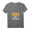 Damen Chorleiter T-Shirt mit Spruch - Lustiges Chorprobe Geschenk für Chorsänger, Dirigenten & Gesang Fans, V-Ausschnitt