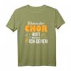 Chor Chorleiter Singen T-Shirt - Lustiges Geschenk für Chorsänger, Dirigenten & Chorfans für Chorprobe & Gesang