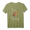 Born To Sing Karaoke Mikrofon Musik Sängerin T-Shirt – Perfektes Geschenk für Gesangfans & Karaoke-Enthusiasten