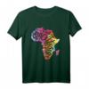 Stolze afrikanische Karte Farben Afrika Schwarz Geschichte Monat T-Shirt – Unterstützung für Black History Month & kulturelle Identität