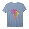 Stolze afrikanische Karte Farben Afrika Schwarz Geschichte Monat T-Shirt – Unterstützung für Black History Month & kulturelle Identität