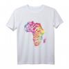 Stolze afrikanische Karte Farben Afrika Schwarz Geschichte Monat T-Shirt – Unterstützung für Black History Month & kulturelle Identität
